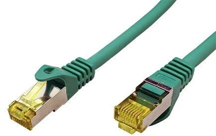 Goobay Wentronic Goobay - Komutacinis kabelis - RJ-45 (M) iki RJ-45 (M) - 2,0 m - SFTP, PiMF - Cat.7 neapdorotas kabelis - presuotas, be halogenų - Žalias (91604)