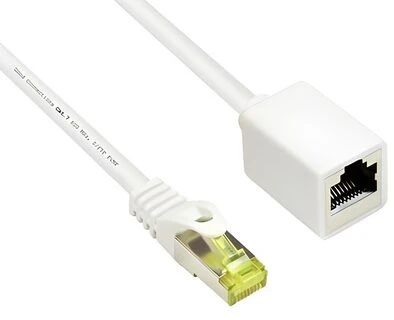 Good Connections RJ-45 Cat.7 prailginimo laidas, S/FTP, baltas, 1 m (8070VR-010W)