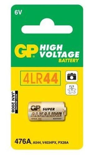 GP Battery 476A 4LR44 6V Alkaline Baterija 1 vnt.