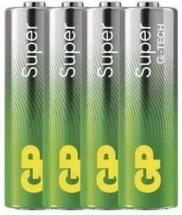 GP Baterija (AA) Alkaline SUPER LR6/AA, (4 batteries / blister) 1.5V