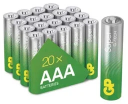 GP Super Alkaline AAA baterijos 20 vnt. pakuotė