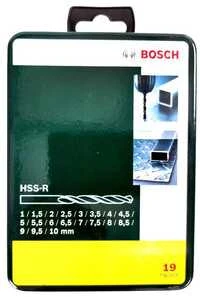 Grąžtas Bosch 19 dalių HSS-R grąžtų komplektas