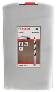 25 DALIŲ HSS-G „PROBOX“ Metalo grąžtų rinkinys, DIN 338, 135° 1–13 MM