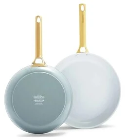 Green Pan Žalias Pan Keptuvė Greenpan GreenPan Padova Reserve 2 pcs Frying Pan Set Sky Mėlyna