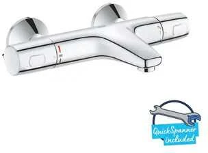 Grohe termostatinis maišytuvas Vonios / Dušo Precision Trend, Apsauga nuo kryžminimo, 1/2 sriegio jungtis, chromas, 34227002