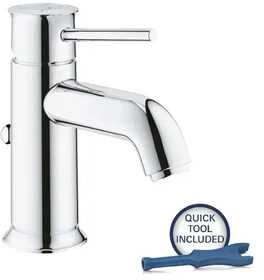 Grohe Praustuvo maišytuvas Start Classic, su iššokančiu snapu, chromuotas