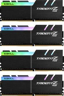RAM G.Skill DIMM 32 GB DDR4-3200 (4x 8 GB) keturių rinkinių atmintis - juodas, F4-3200C16Q-32GTZRX, Trident Z RGB, INTEL XMP