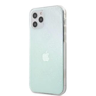 Guess GUHCP12M3D4GIRBL Apple iPhone 12/12 Pro 6,1″ iridescent kietas dėklas 4G 3D Pattern Collection