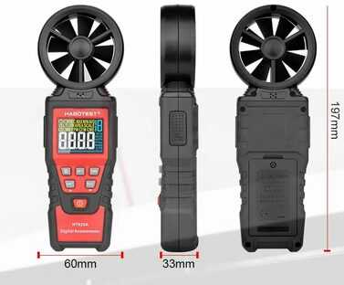Anemometras Habotest HT625B, modelis - HT625B, žema kaina | Varle.lt