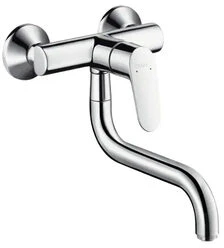 Hansgrohe virtuves izlietnes maisītājs Focus M41 1jet, no sienas, hroms