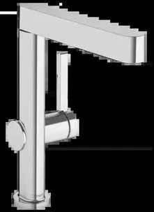Praustuvo maišytuvas su ištraukiamu dušeliu Hansgrohe Finoris 76063000, chromo