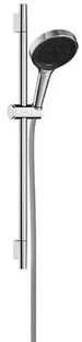 Dušo komplektas Hansgrohe Rainfinity 130 3jet EcoSmart su dušo juosta S Puro 65 cm, stumdomas slanki