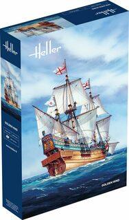 Heller Golden Hind burlaivio plastikinis rinkinys 1/96