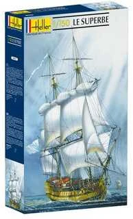 Heller Le Superbe burlaivio modelis 1/150 mastelis