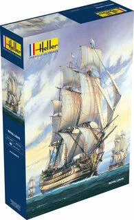 Heller Royal Louis burlaivio karo laivo surinkimo rinkinys 1/200 mastelis