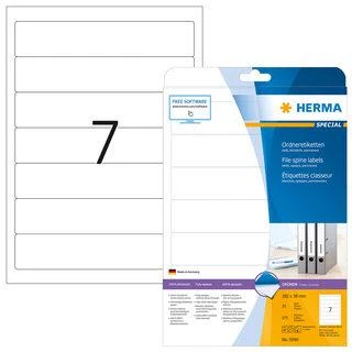 HERMA 5090 etiketė spausdinimui Balta Lipni spausdintuvo etiketė