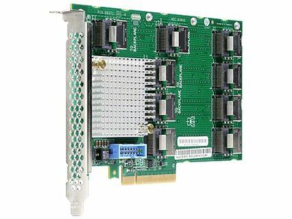 Hewlett Packard (HP) HP E DL38X Gen10 12Gb SAS plėtinys kortelė rinkinys su kabeliais iki 24 SFF