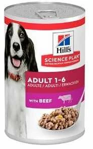 Hills HILL’S Science Plan Canine Adult jautiena – Šlapias Maistas šunims – 370 g