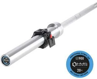 Olimpinis grifas HMS Premium GO900 220cm, su užraktu