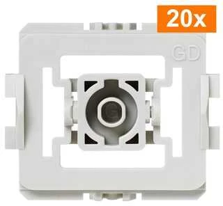 HomeMatic IP Namų adapterių rinkinys Gira Standard, 20er Set