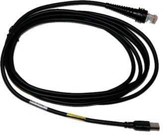 HONEYWELL CBL-503-300-S00 - Juoda - 3 m - USB A - LAN - Kištukas / Kištukas - Nikuotas
