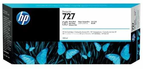 Hewlett Packard (HP) HP 727 (F9J79A) Rašalinė kasetė, Foto juoda