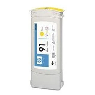 Hewlett Packard (HP) HP 91 775 ml šviesiai geltonos spalvos „DesignJet“ pigmentinio rašalo kasetė