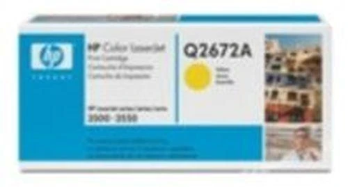 Hewlett Packard (HP) Dažomieji milteliai HP Q2672A, GELTONA