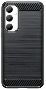 Hurtel Anglies pluošto Samsung Galaxy A35 – dėklas telefonui, juodos spalvos