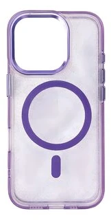 Hurtel Blizgus MagSafe iPhone 16 Pro Max – dėklas telefonui, violetinės spalvos