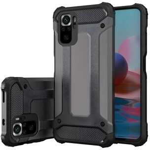 Hurtel Hybrid Armor šarvuotas hibridinis dėklas Xiaomi Redmi Note 11 Pro+ 5G (China) / 11 Pro 5G (China) / Mi11i HyperCharge / Poco X4 NFC 5G dėklas telefonui juodos spalvos