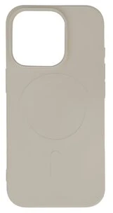 Hurtel Skysto silikono MagSafe dėklas iPhone 16 Pro Max – gelsvas telefono dėklas