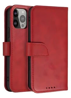 Hurtel Magnetinis dėklas Samsung Galaxy S25 Plus telefono dėklas raudonos spalvos
