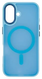 Hurtel Magnetic Collection MagSafe dėklas iPhone 16 – lengvas telefono dėklas mėlynos spalvos