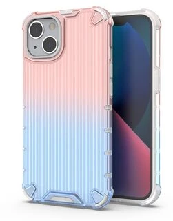 Hurtel Ombre Protect iPhone 14 Plus šarvuotas dėklas telefonui, rožinės ir mėlynos spalvos