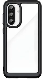 Hurtel Outer Space Samsung Galaxy A36 dėklas su lanksčiu rėmeliu – dėklas telefonui juodos spalvos