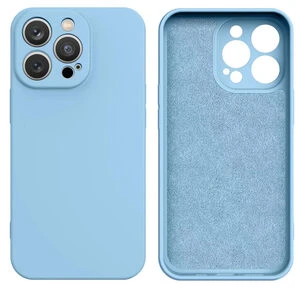 Hurtel iPhone 14 Plus silikoninis „light“ dėklas telefonui, mėlynos spalvos