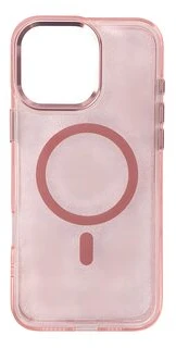 Hurtel Glitter MagSafe iPhone 16 Pro Max – rožinis telefono dėklas su blizgučiais