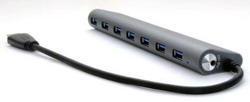 I-tec Metal U3HUB778 sąsajos šakotuvas USB 3.2 Gen 1 (3.1 Gen 1) Type-A 5000 Mbit/ai Sidabras