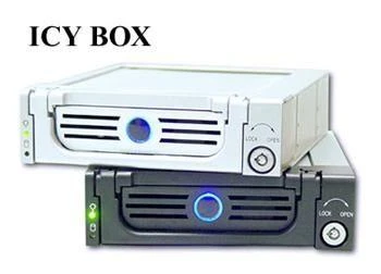 ICY BOX IB-138SK-B-II SATA mobilusis stovas skirtas 3,5 colio SATA HDD KeyLock kaip maitinimo jungiklio šviesos diodai 4 ir 15 kontaktų maitinimo jungtis Fullmetal juodas