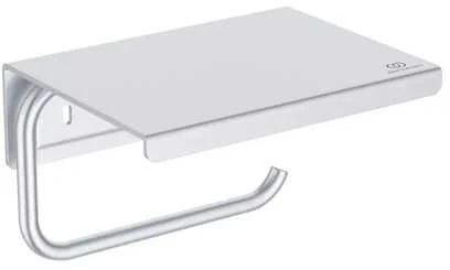 Ideal Standard tualetes papīra turētājs ar vāciņu Alu+, sidabrinis