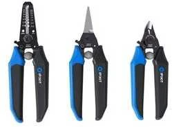 iFixit Mandible 3-Piece Pliers Set – Juodas/Mėlyna