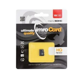 IMRO atminties kortelė Micro SD 16GB 100MB/s Class 10 UHS I