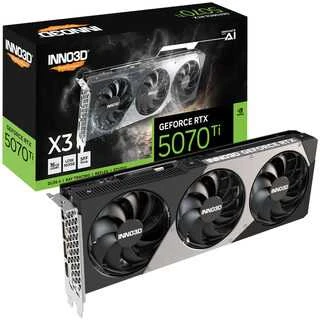 Vaizdo plokštė INNO3D GeForce RTX 5070 Ti X3 16GB DLSS 4