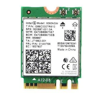 Intel dviejų dažnių belaidis AC 9260, WLAN + „Bluetooth 5.1“ adapteris – M.2 / A-E raktas