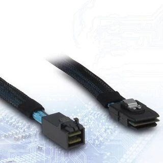 Inter-Tech SFF 8087 - SFF 8643, 0.75m, Juodas (88885005)