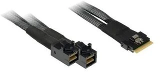Inter-Tech Inter-Tech Kabelis SFF 8654-8x - SFF 8643-2x 0,75m