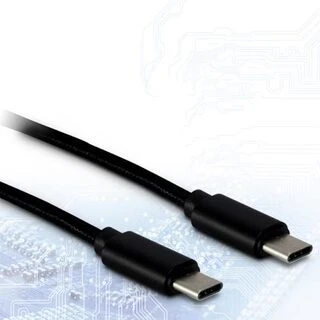 Kabelis USB Inter-Tech USB-C - USB-C 1 m Juodas (88885462)