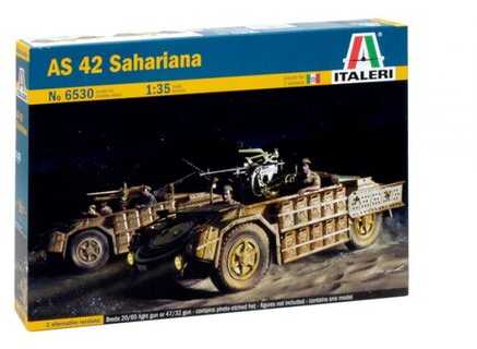 Italeri SPA-Viberti AS.42 Sahariana 1/35 plastikinis surinkimo rinkinys