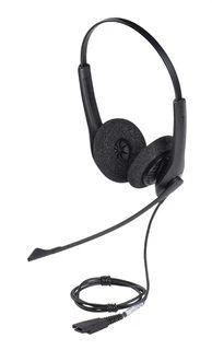Jabra Biz 1500 Duo QD - Ausinės - su lankeliu ant galvos - Office/Call center - Juodas - Dvipusės - 0.95 m